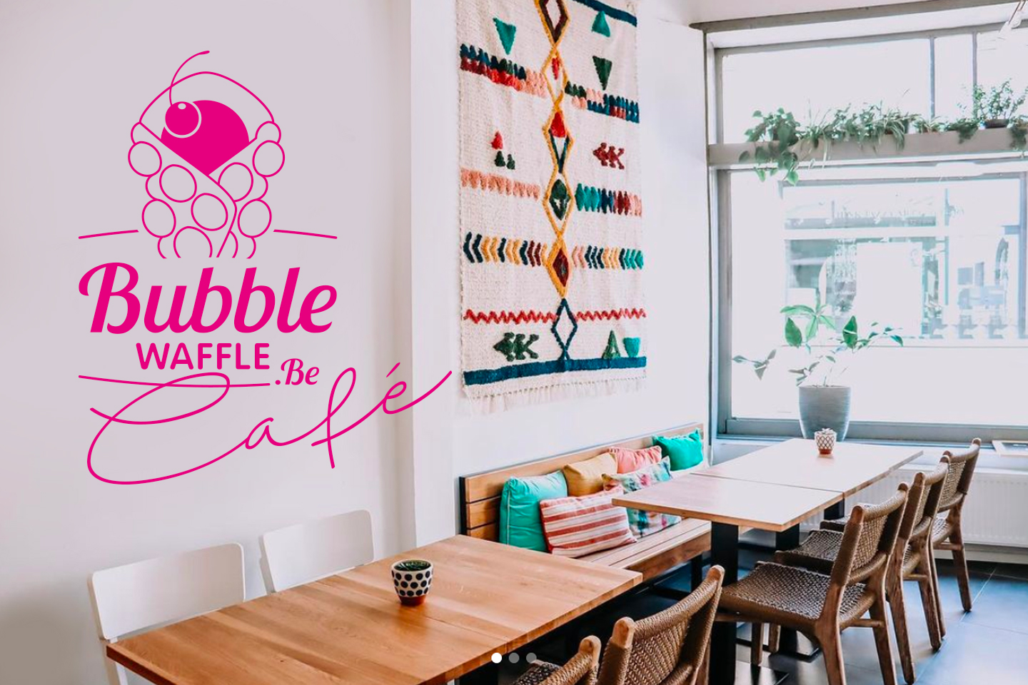 Bubble Waffle café 1